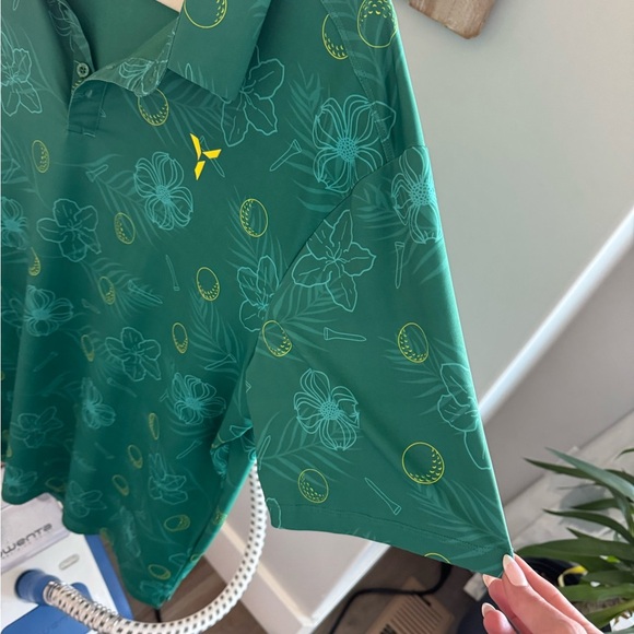 Men’s XXL Yatta Golf Green Golf Polo Shirt - Picture 7 of 9